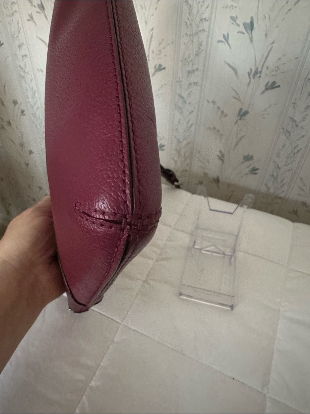 Kate Spade Raspberry Leather Crossbody - Picture 9 of 12